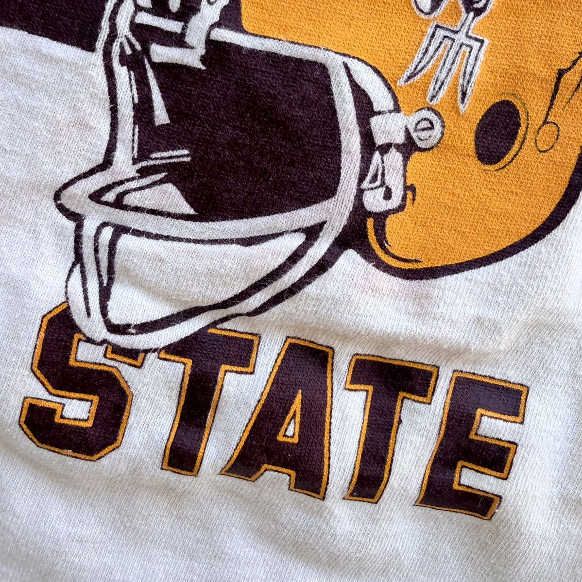 NCAA Vintage Arizona State University Ragland T Shirt 70s Artex Size US M / EU 48-50 / 2 - 6 Thumbnail
