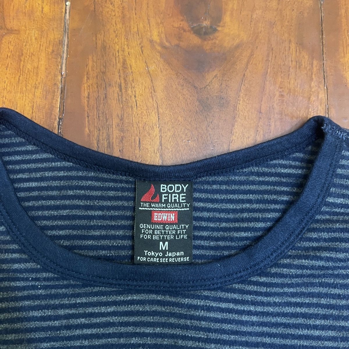 Edwin Japan Edwin Long Sleeves Body Fire Tee Size US M / EU 48-50 / 2 - 3 Thumbnail