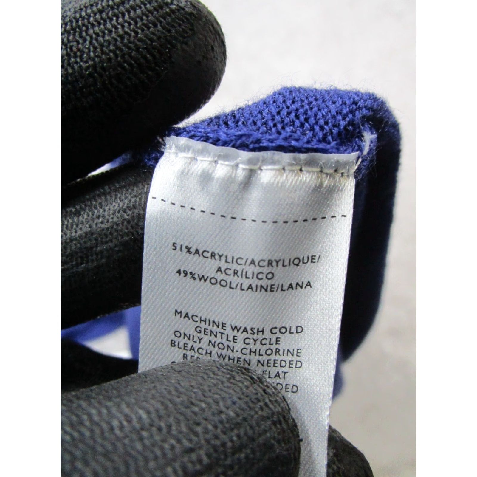 Ann Taylor Ann Taylor Sweater Womens Xs Blue Wool Blend Knit Pullover Size XXS / US 00 / IT 34 - 5 Thumbnail