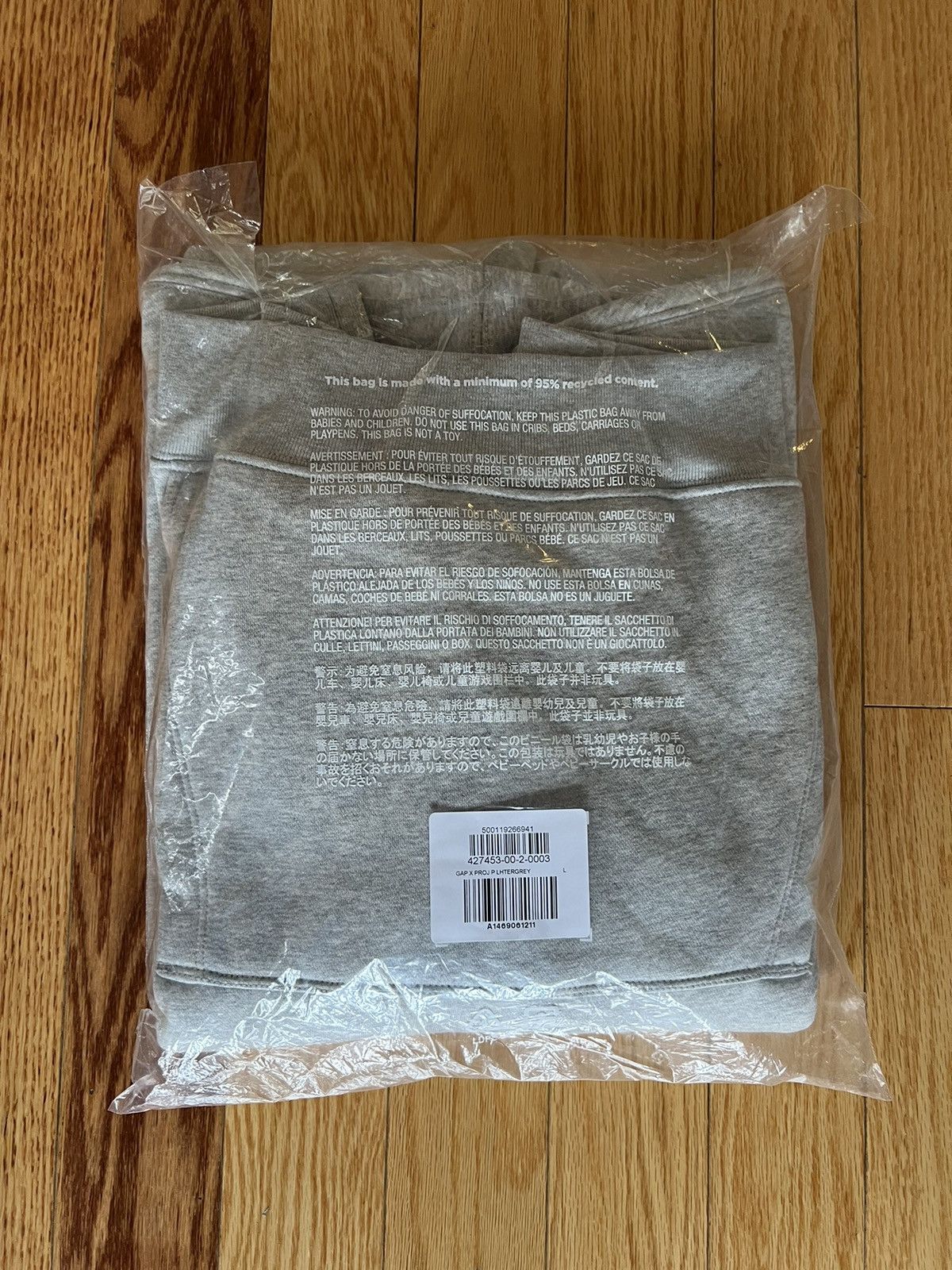 Gap × Palace PALACE x GAP Hoodie Grey L Size US L / EU 52-54 / 3 - 4 Thumbnail