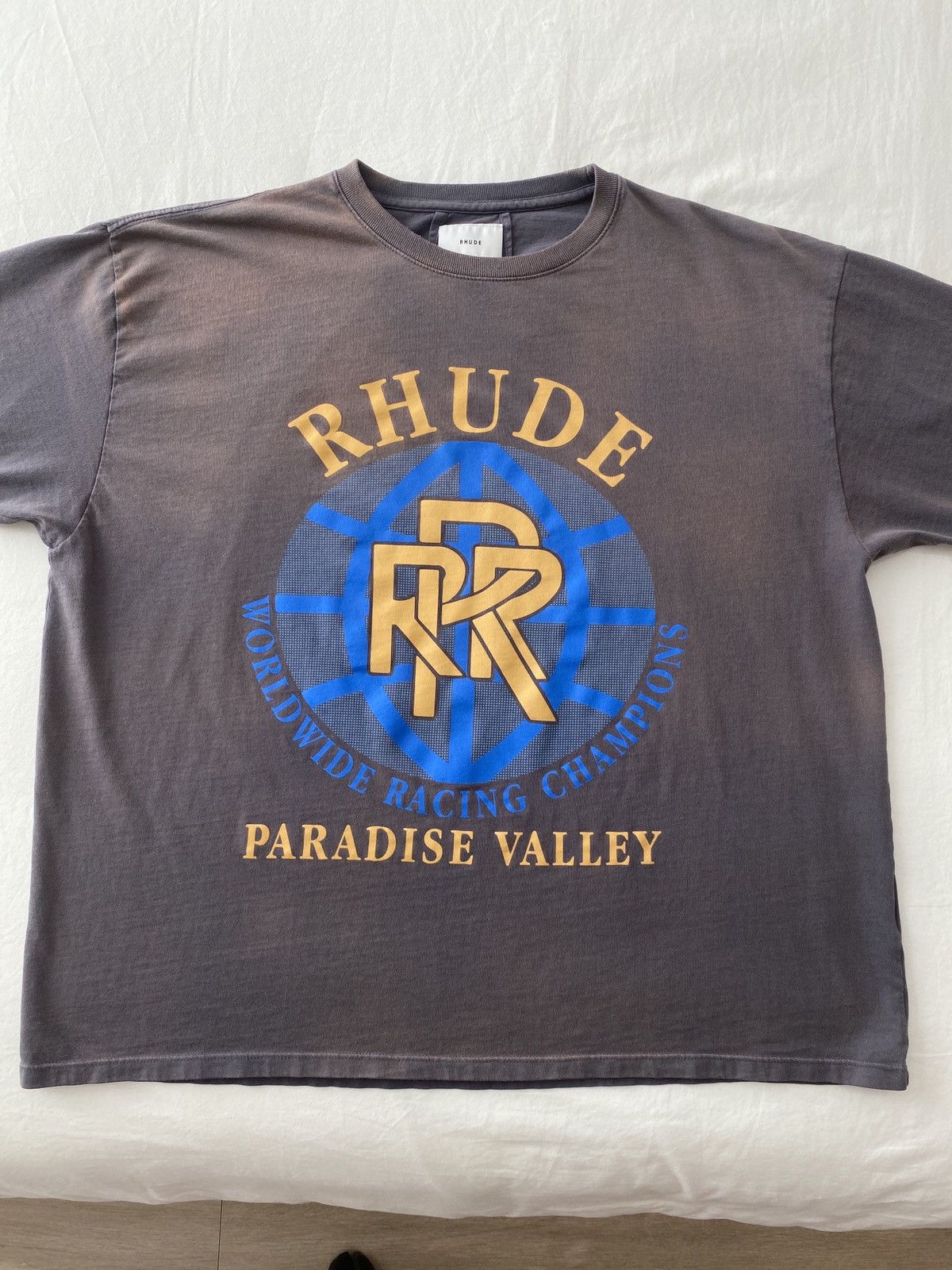 Rhude Rhude Paradise Valley Worldwide Racing Champions Tee Size US L / EU 52-54 / 3 - 4 Thumbnail