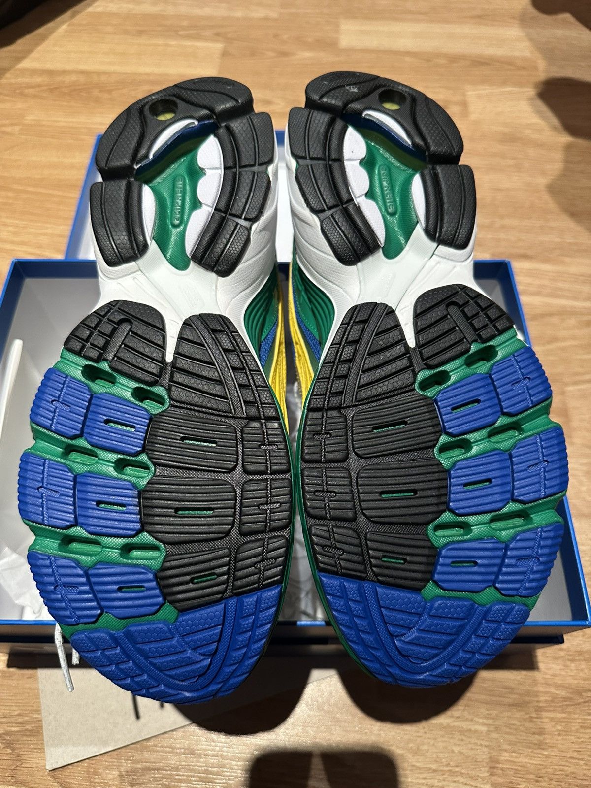 Adidas × Bape Adidas Orketro x BAPE Yellow Blue Green Size 9.5 JQ2398 Size US 10 / EU 43 - 7 Thumbnail