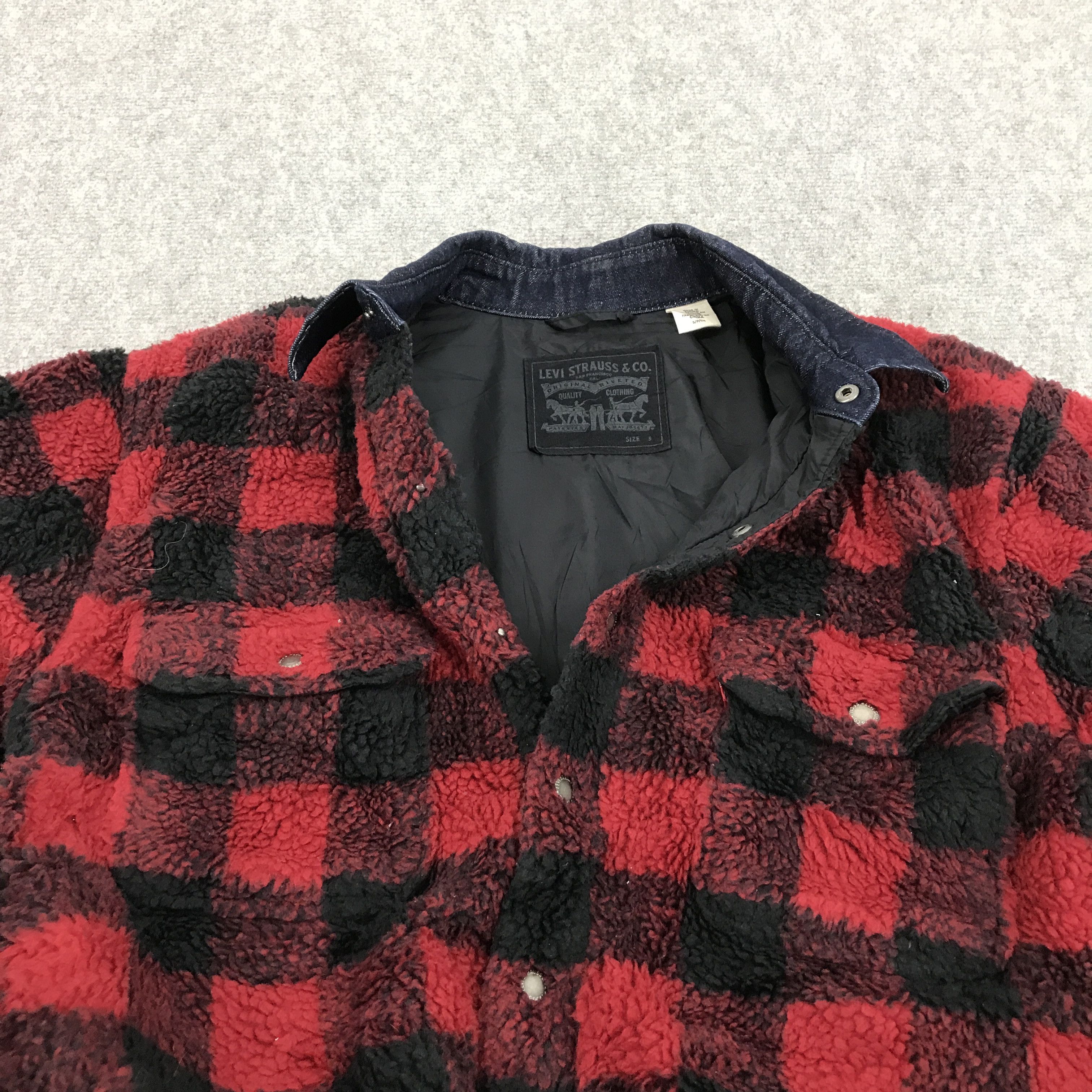 Japanese Brand × Levi's × Levi's Vintage Clothing Levis snap button jacket flannel design Japan jacket Size US M / EU 48-50 / 2 - 3 Thumbnail