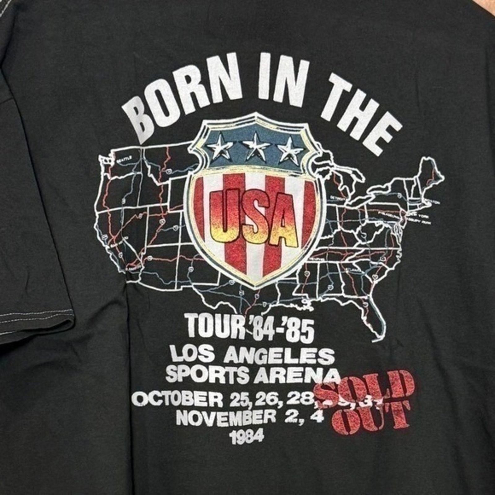Other Bruce Springsteen Born in the USA '84 Tour Tee S/M NWOT Size US S / EU 44-46 / 1 - 6 Thumbnail