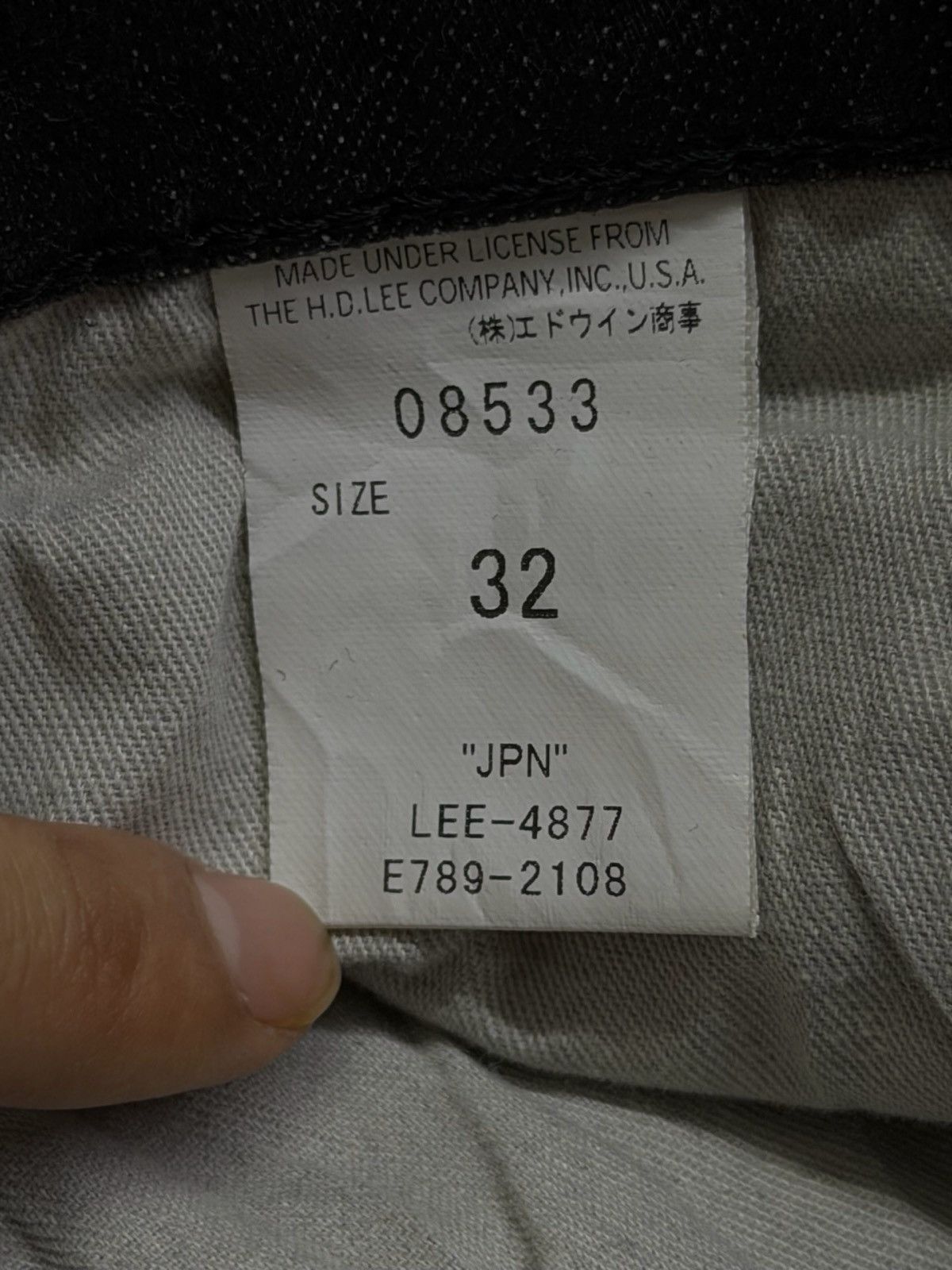 Lee Vintage Y2K Lee Cowboy Buckle Back | Japan biker Denim | W34 Size US 34 / EU 50 - 13 Thumbnail