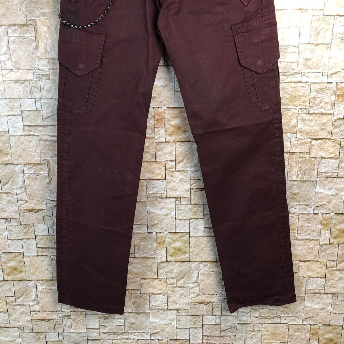 semanticdesign Semantic Design Dark Purple Cargo Multipocket Pants #A119 Size US 30 / EU 46 - 3 Thumbnail