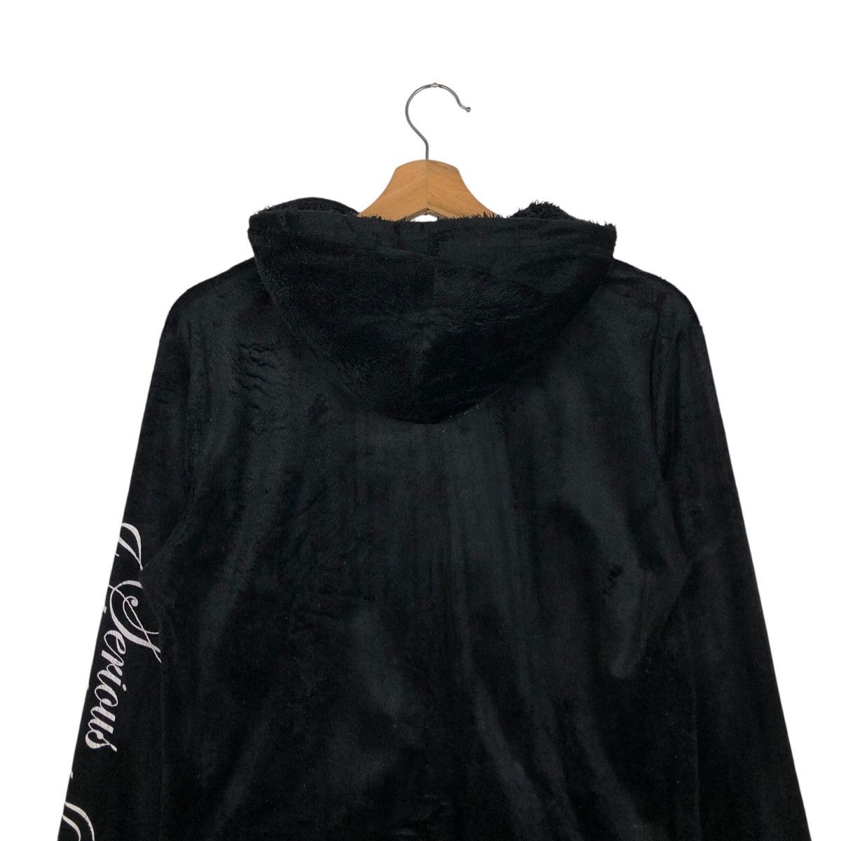 Hysteric Glamour 📌Rich Black Hoodie Zipper Jacket Spinash Punk Design Size US L / EU 52-54 / 3 - 10 Thumbnail
