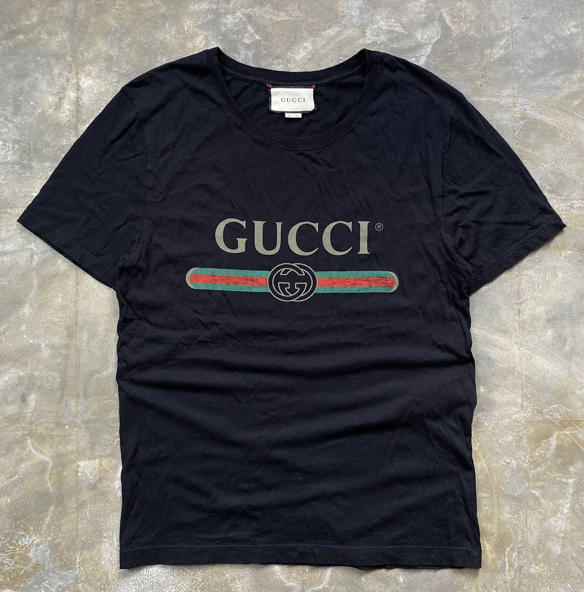 Gucci Gucci Oversized Washed Tee Size US S / EU 44-46 / 1 - 1 Thumbnail
