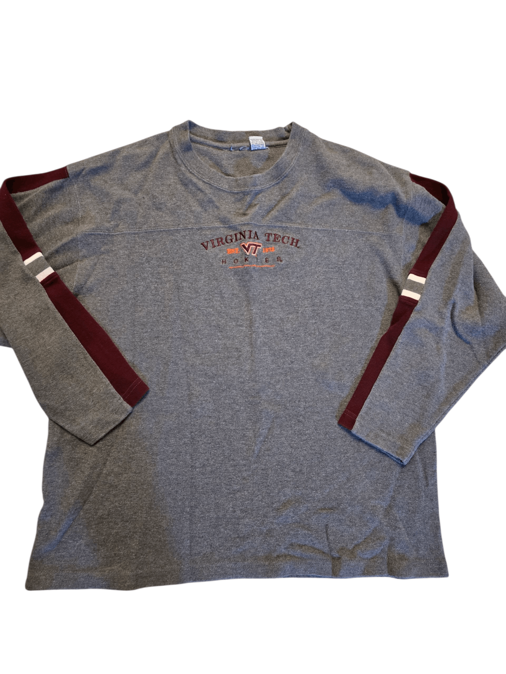 Vintage Vintage Virginia Tech VT Hokies Long Sleeve Shirt XL Size US XL / EU 56 / 4 - 1 Thumbnail