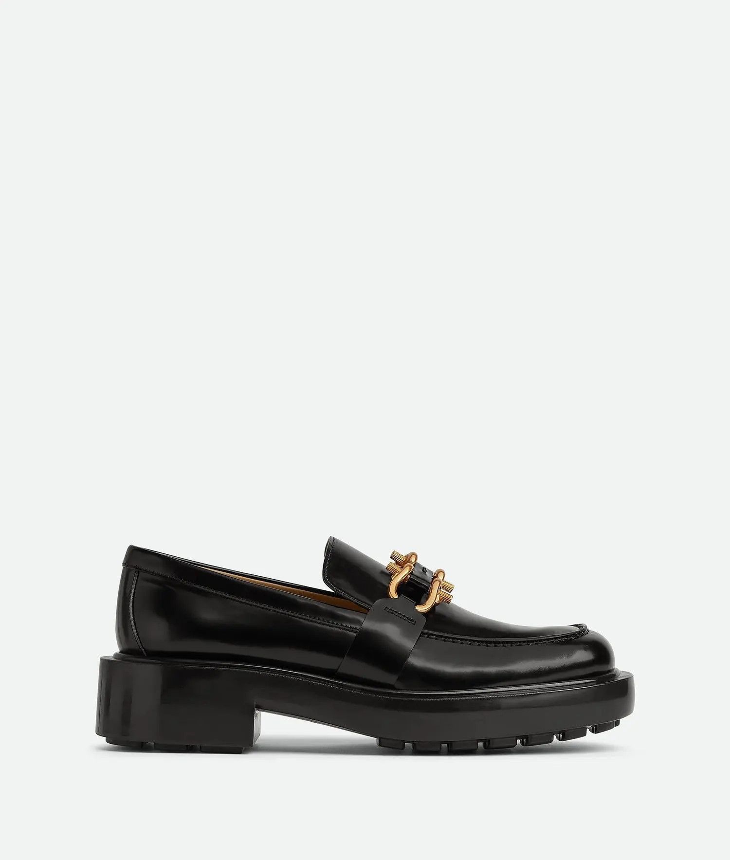 Bottega Veneta o1n1vont0625 Monsieur Chunky Loafers in Black Size US 7 / IT 37 - 1 Thumbnail