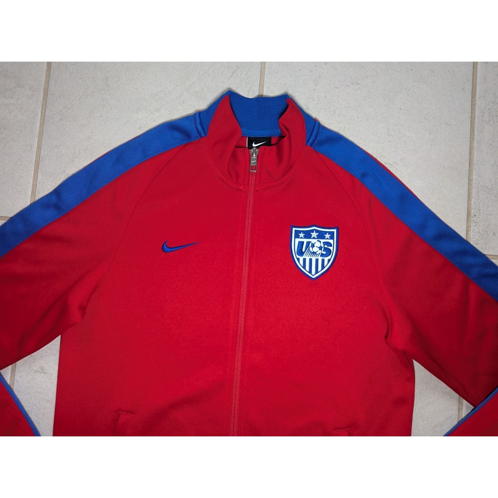 Nike Nike Men's Small USA Soccer Zip Jacket 2014 World Cup USMNT Size US S / EU 44-46 / 1 - 3 Thumbnail
