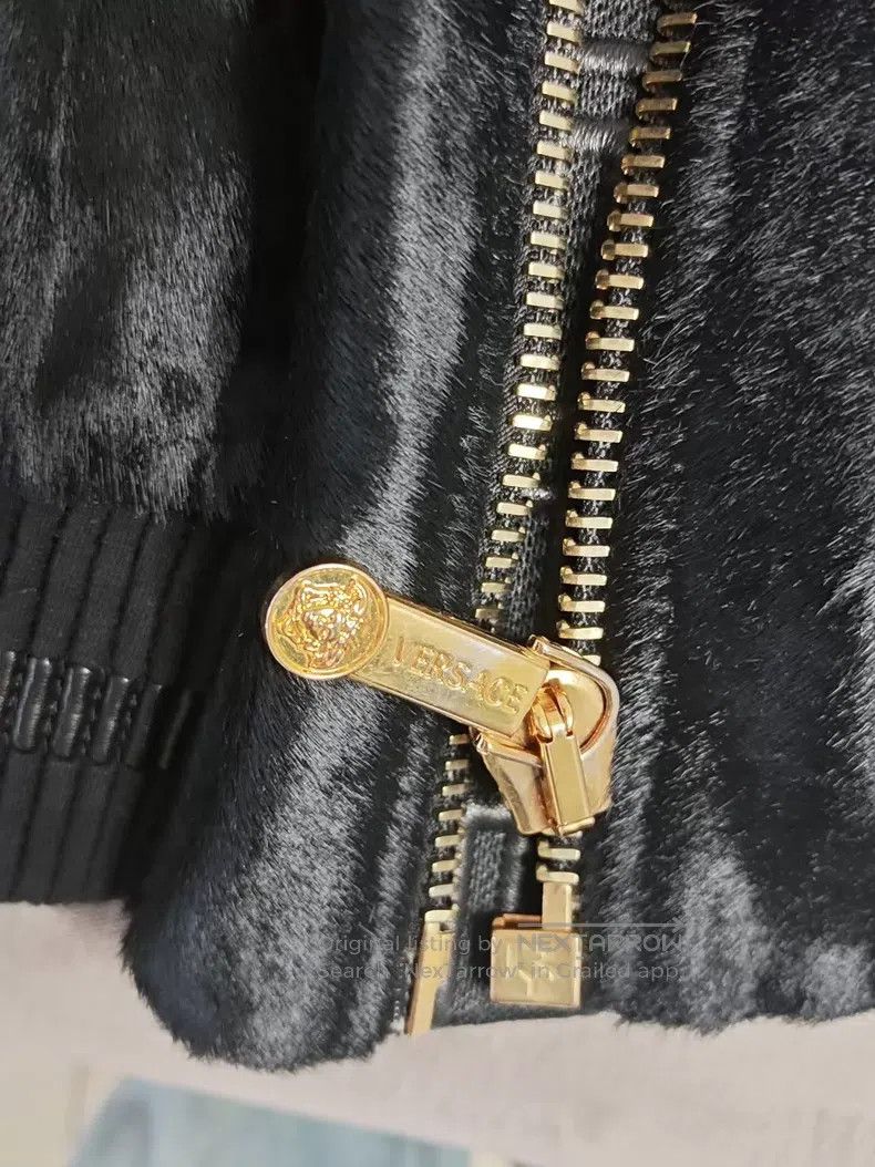 Versace Versace Cotton jacket with one piece of fur Size US M / EU 48-50 / 2 - 3 Thumbnail