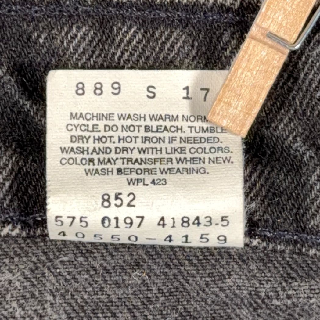 Levi's VINTAGE Levi's 550 Jeans Mens 30x34 Black Relaxed Denim USA 90s Orange Tab 5-Pocket Size US 30 / EU 46 - 7 Thumbnail