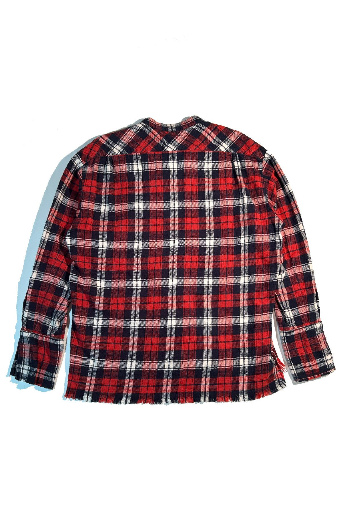Greg Lauren GREG LAUREN BUTTON UP RED PLAID STUDIO SHIRT