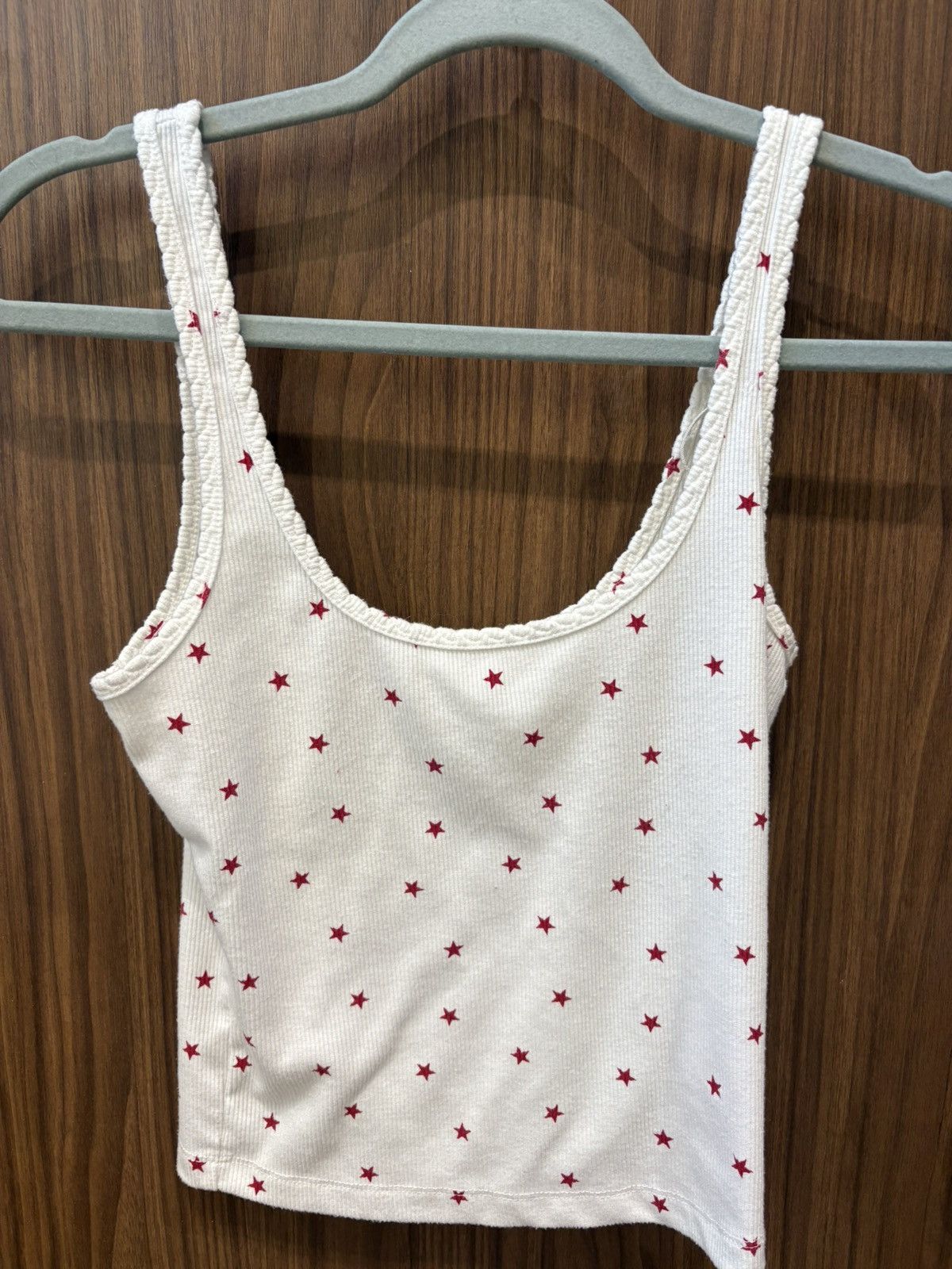 Primark XS White tank with stars Size XS / US 0-2 / IT 36-38 - 2 Thumbnail