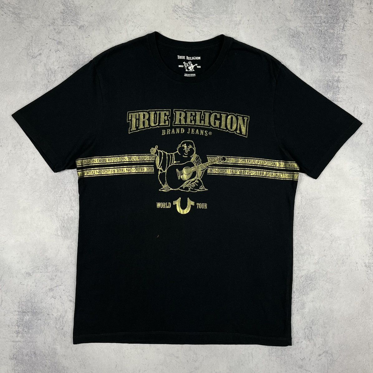 True Religion Vintage True Religion y2k big logo gold buddha tee 90’s Size US L / EU 52-54 / 3 - 2 Thumbnail