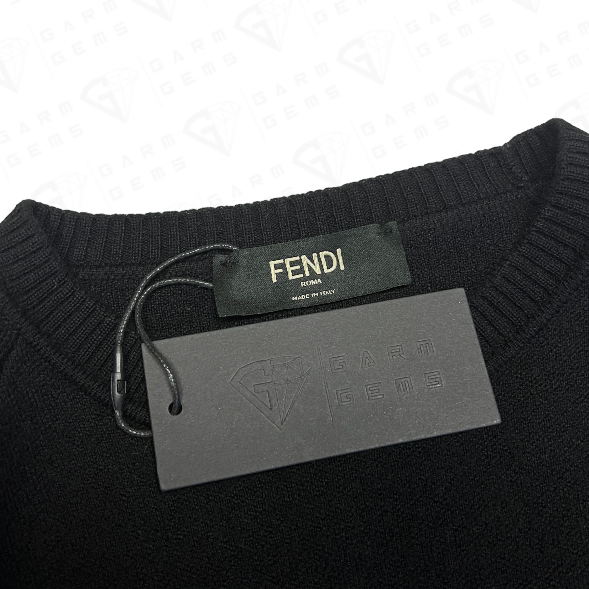 Fendi Fendi FF Panel Wool Jumper Size US M / EU 48-50 / 2 - 4 Thumbnail