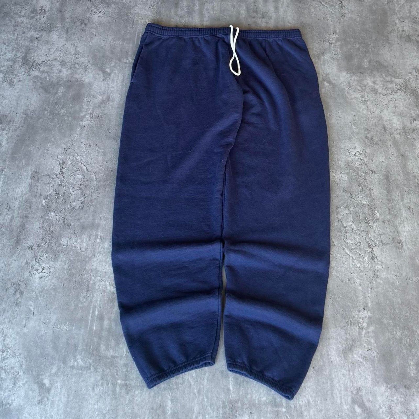 Japanese Brand × Vintage Vintage Y2K Baggy Navy Blue Grunge Opium Jogger Sweatpants Size US 42 / EU 58 - 1 Thumbnail