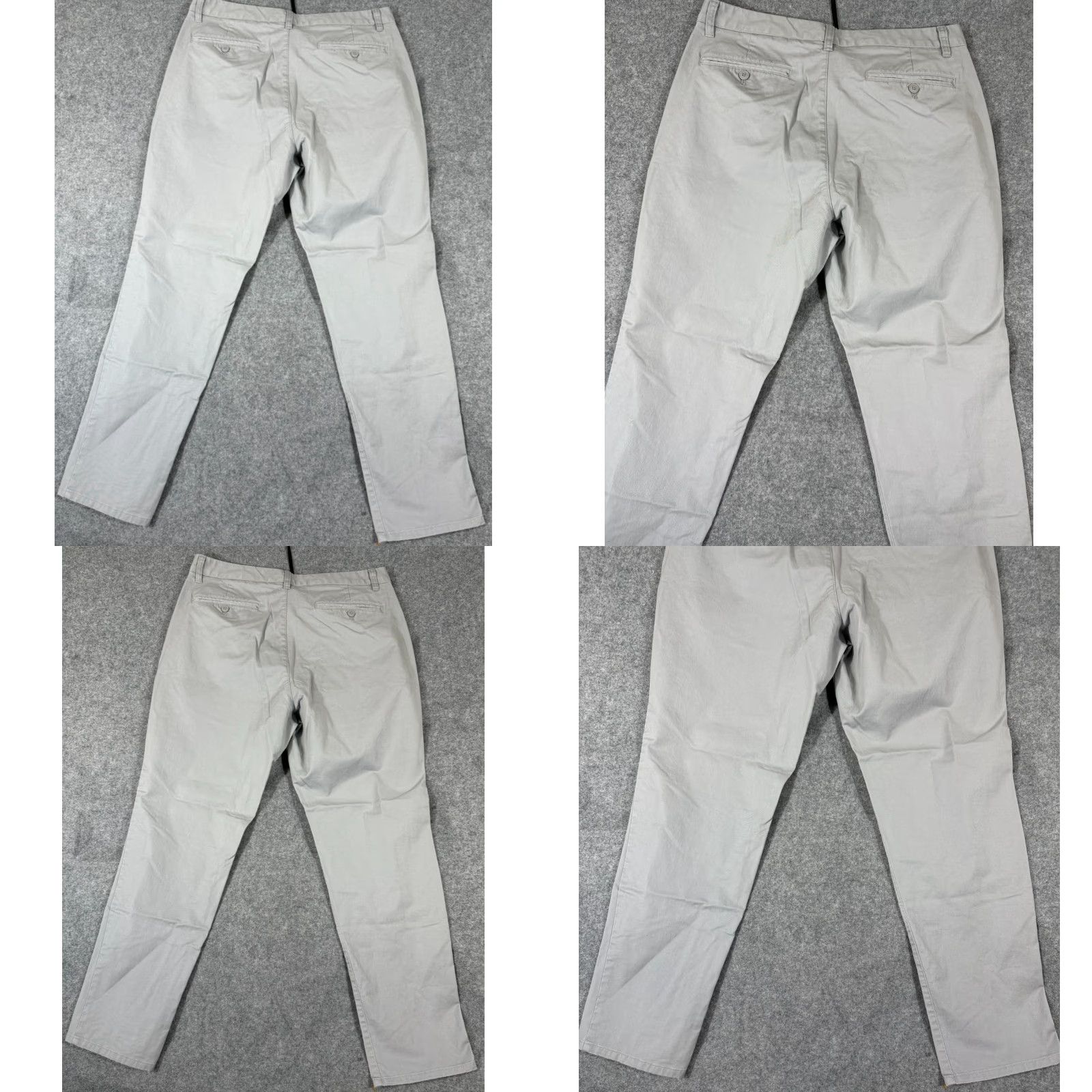Bonobos Bonobos Chino Pants Mens 33X30 Gray Stretch Athletic Fit Tapered Slash Pockets Size US 33 - 8 Thumbnail