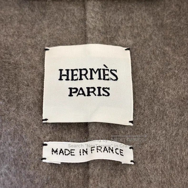 Hermes Hermes 23 Models Beige Double-Faced Cashmere Long Sleeve B Size XS / US 0-2 / IT 36-38 - 6 Thumbnail