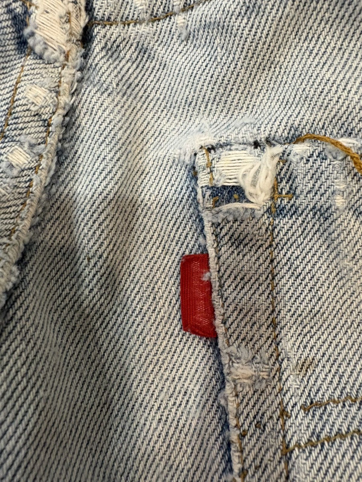 Levi's 70s/80s repaired selvedge USA levis 501 Size US 30 / EU 46 - 5 Thumbnail