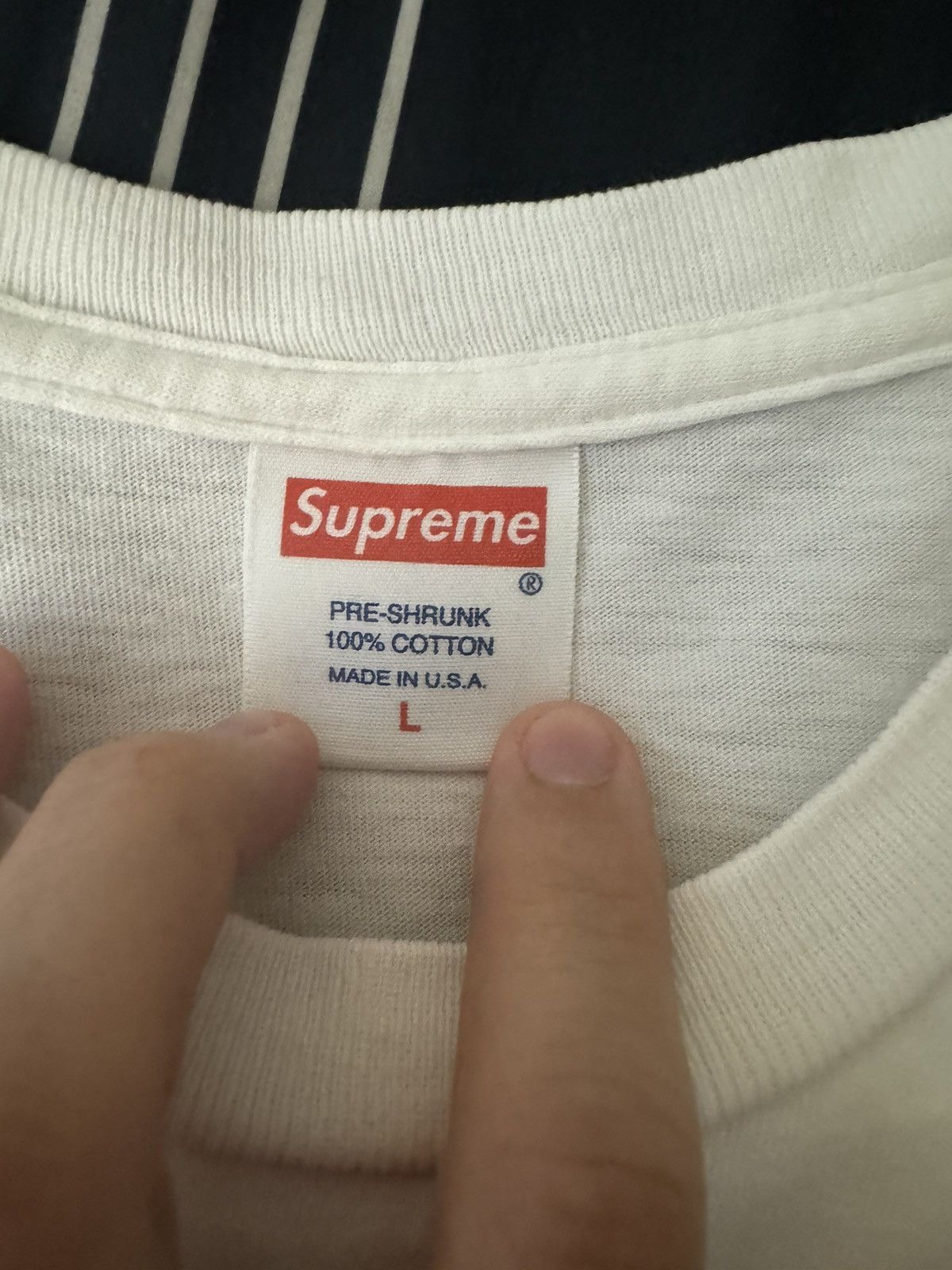 Playboy × Supreme Supreme Playboy Pocket T Shirt Size US L / EU 52-54 / 3 - 3 Thumbnail
