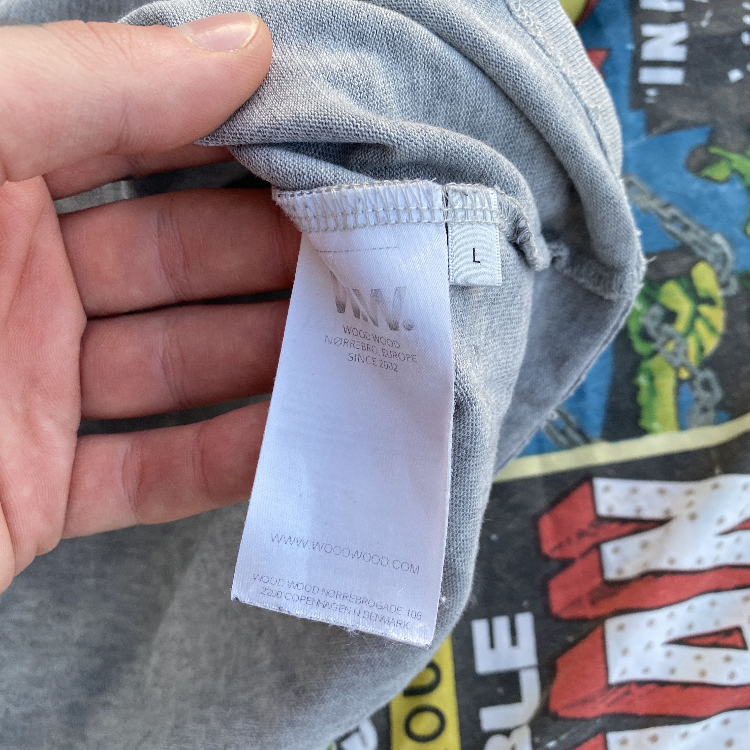 Wood Wood Wood wood gley longsleeve - L Size US L / EU 52-54 / 3 - 4 Thumbnail