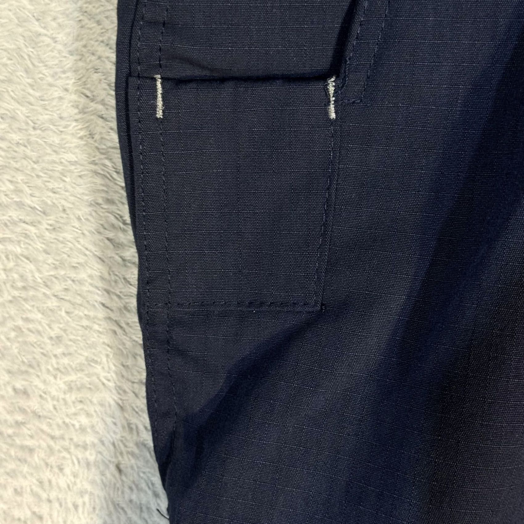 Carhartt Carhartt Pants Mens 38x28 Navy Ripstop Relaxed Fit Zipper Pockets 74533-20 Size US 36 / EU 52 - 2 Thumbnail