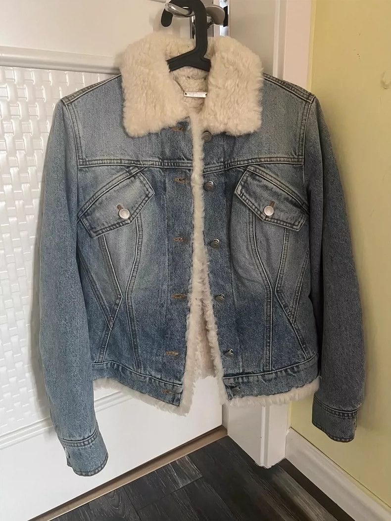 Alexander McQueen Alexander McQUEEN Lamb wool denim jacket 2504-Nextarrow Size XS / US 0-2 / IT 36-38 - 1 Thumbnail