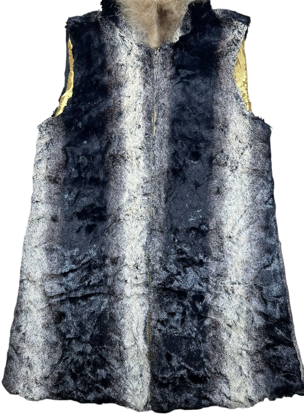 Other Forts Faux Fur Hooded Vest Size XS / US 0-2 / IT 36-38 - 2 Thumbnail