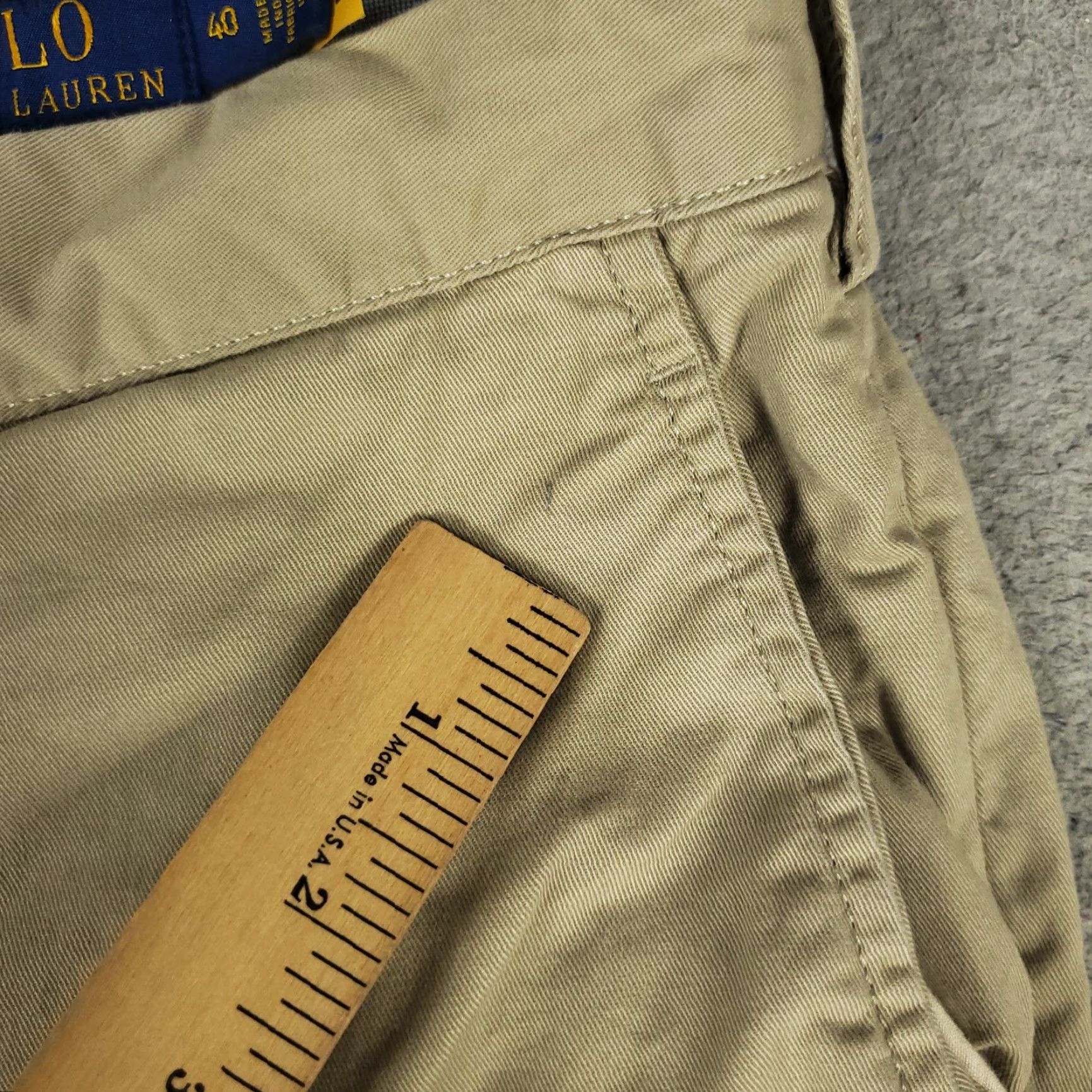 Ralph Lauren Ralph Lauren Shorts Mens Size 40 Beige Pony Casual Flat Front Chino * Size US 40 / EU 56 - 5 Thumbnail
