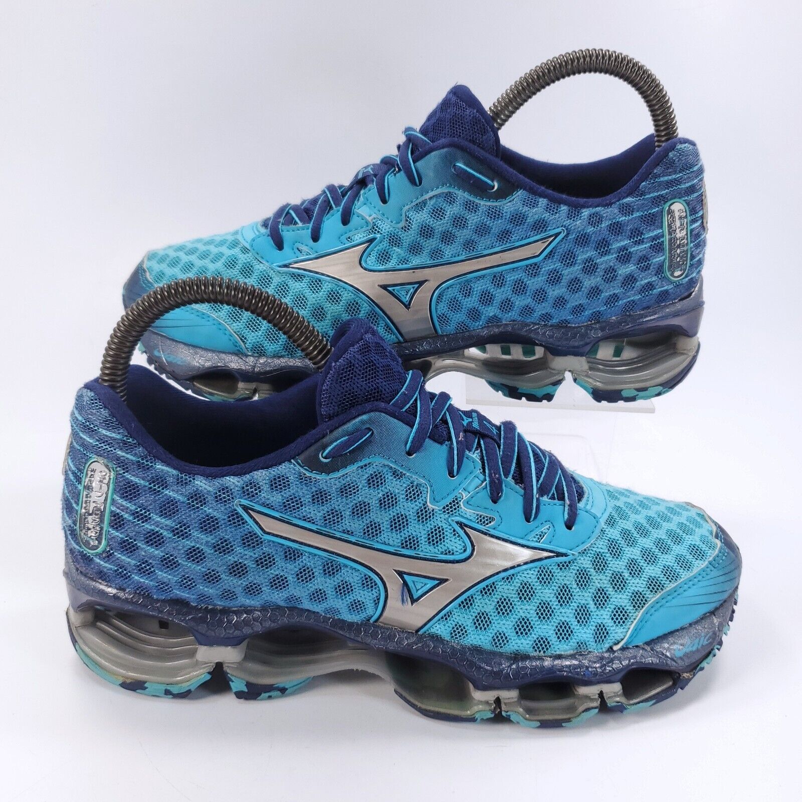 Mizuno Mizuno Wave Prophecy 4 Shoe Womens Size 6 J1GD150004 Blue Size US 6 / IT 36 - 6 Thumbnail