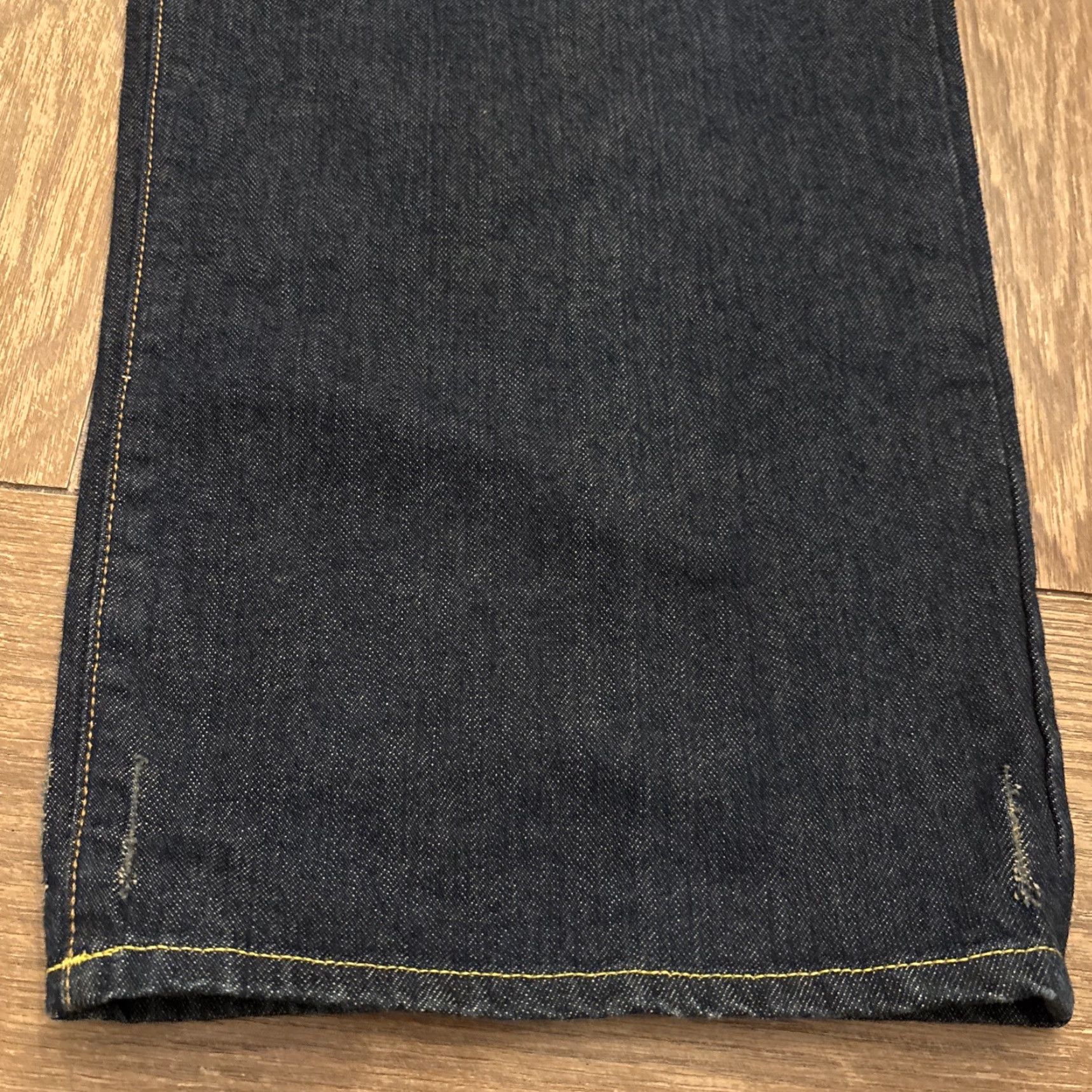 Von Dutch VINTAGE Von Dutch Jeans Bootcut Wide-Leg 40 Men Regular 33in Blue Y2K Avant Garde Vente? (remove extraneous) Size US 40 / EU 56 - 4 Thumbnail