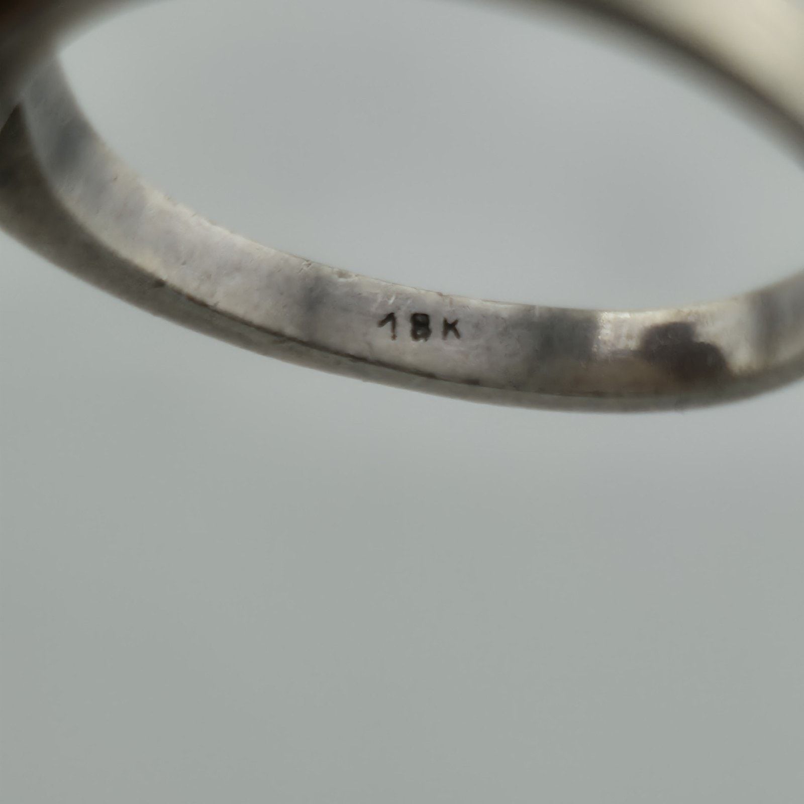 Other Sterling Silver Solitaire Ring CZ Stone Modernist 6.5 VTG Size ONE SIZE - 10 Thumbnail