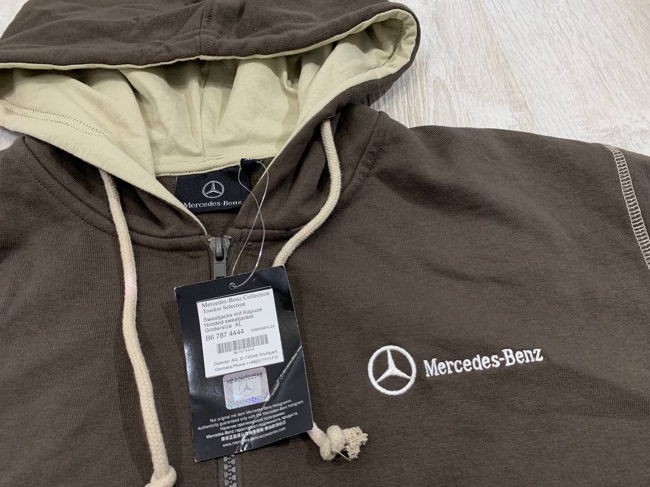Mercedes-Benz × Vintage Mens hoodie Mercedes Benz Size XL Size US XL / EU 56 / 4 - 4 Thumbnail