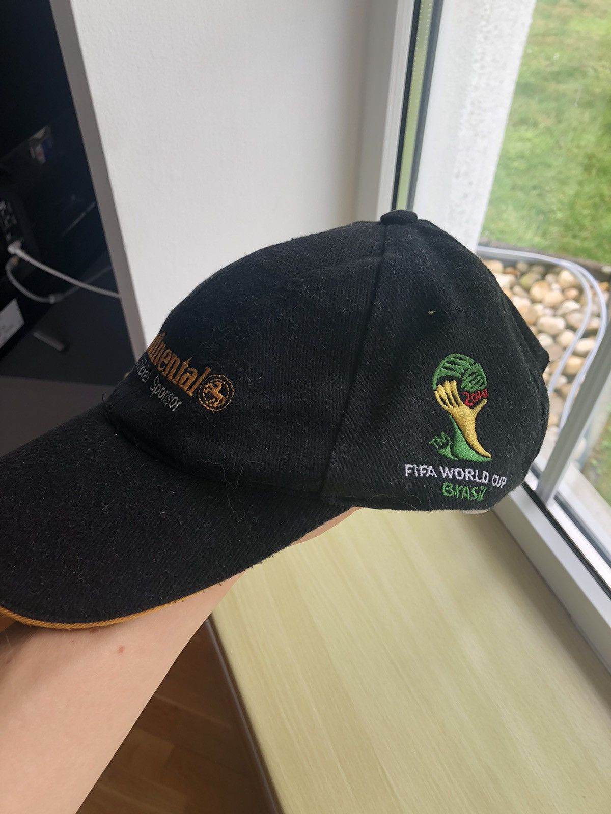 Vintage RARE CONTINENTAL FIFA WORLD CUP BRAZIL 2014 FOOTBALL HAT CAP Size ONE SIZE - 2 Thumbnail