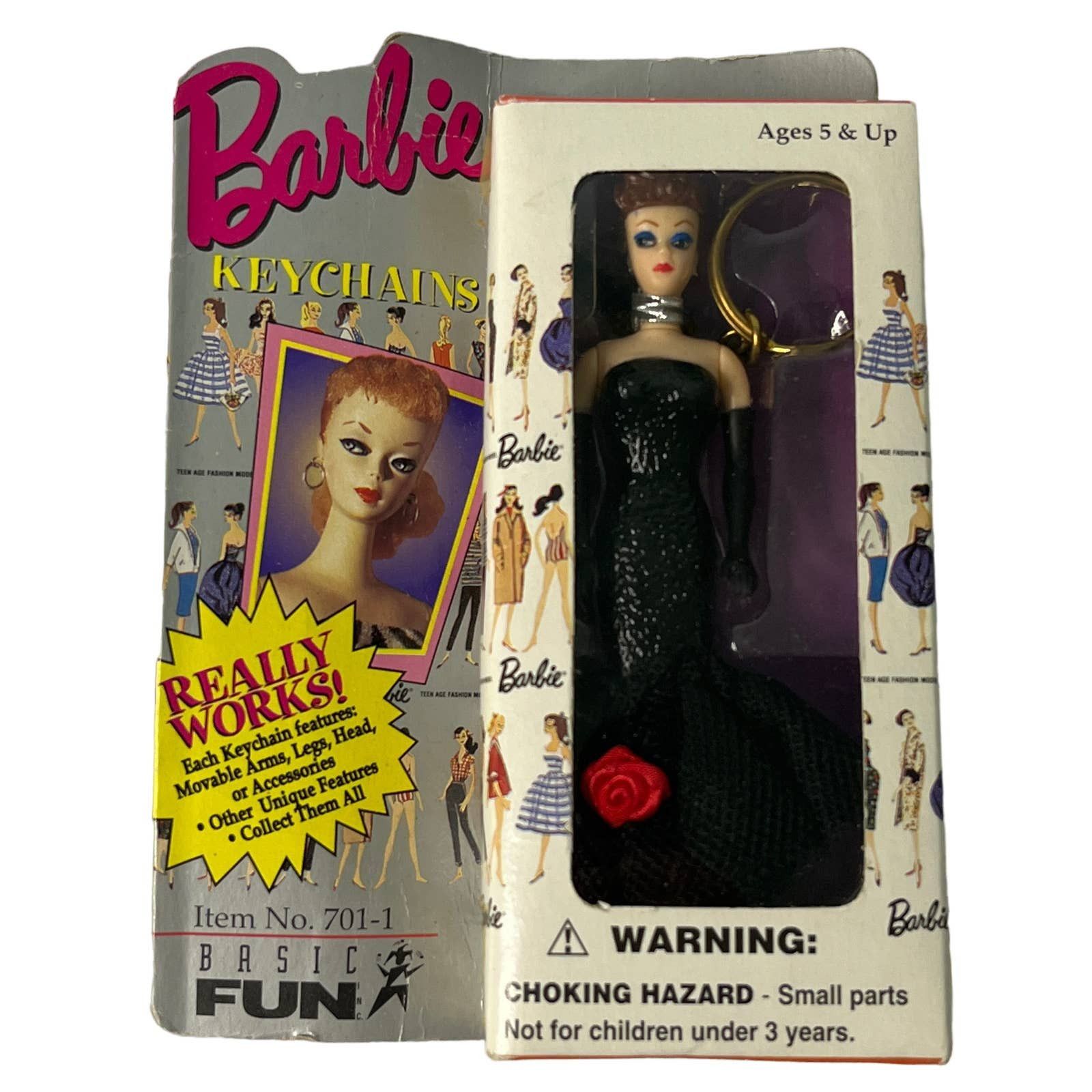 Other Barbie Vintage Keychain, Mattel 1995, Solo in the Spotlight Grailed