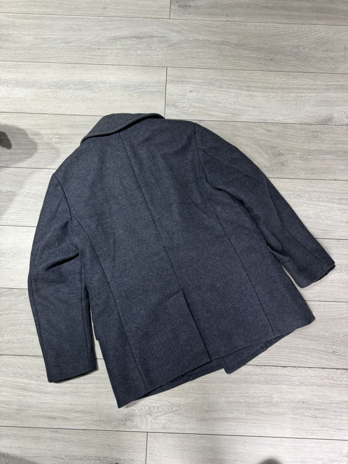 Gucci Men's GUCCI Wool Double Breasted Pea Coat Overcoat RARE Size US M / EU 48-50 / 2 - 14 Thumbnail