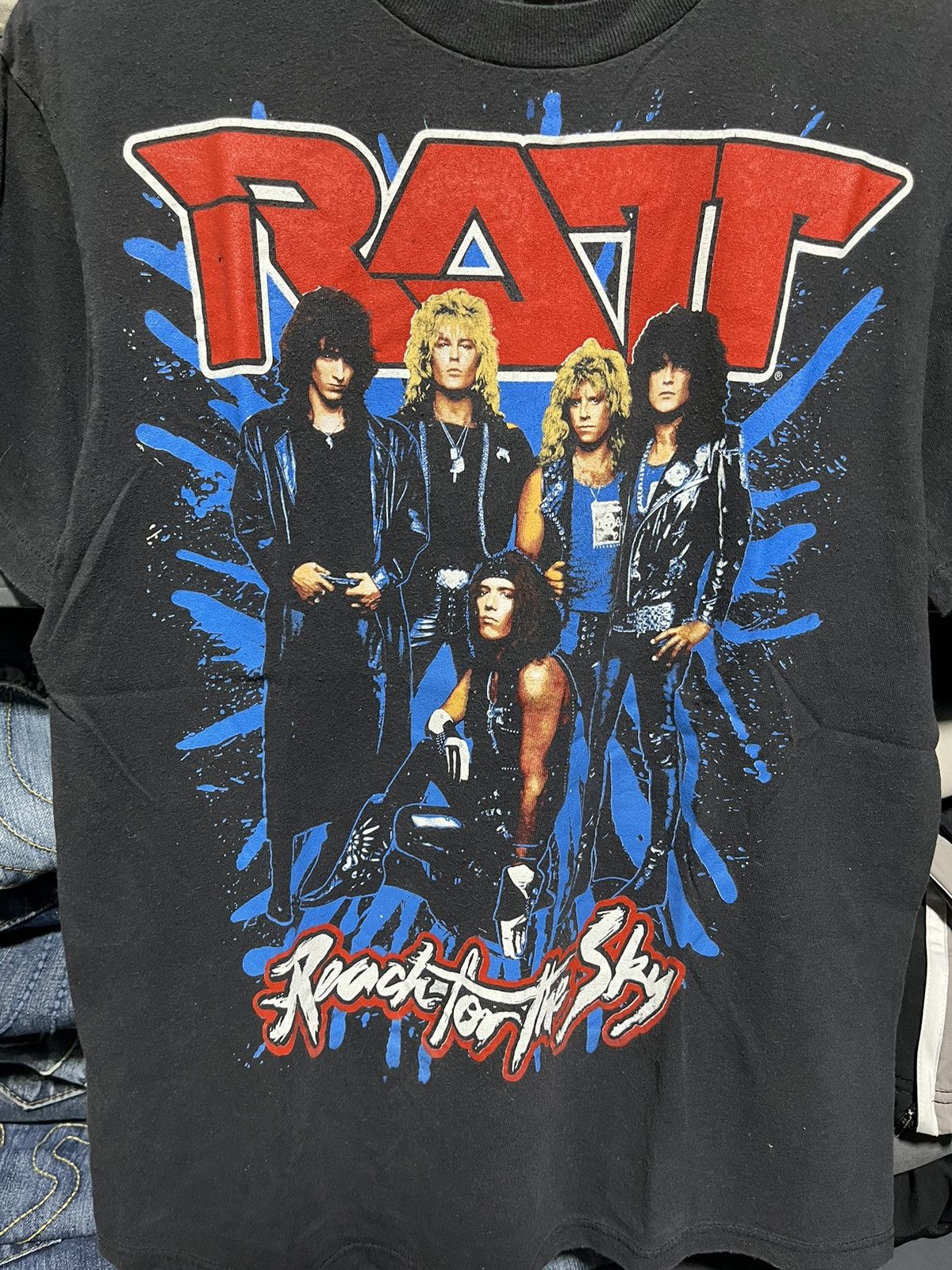Band Tees × Vintage CRAZY VINTAGE 1989 RATT CITY TO CITY WORLD TOUR BAND TEE Size US M / EU 48-50 / 2 - 4 Thumbnail