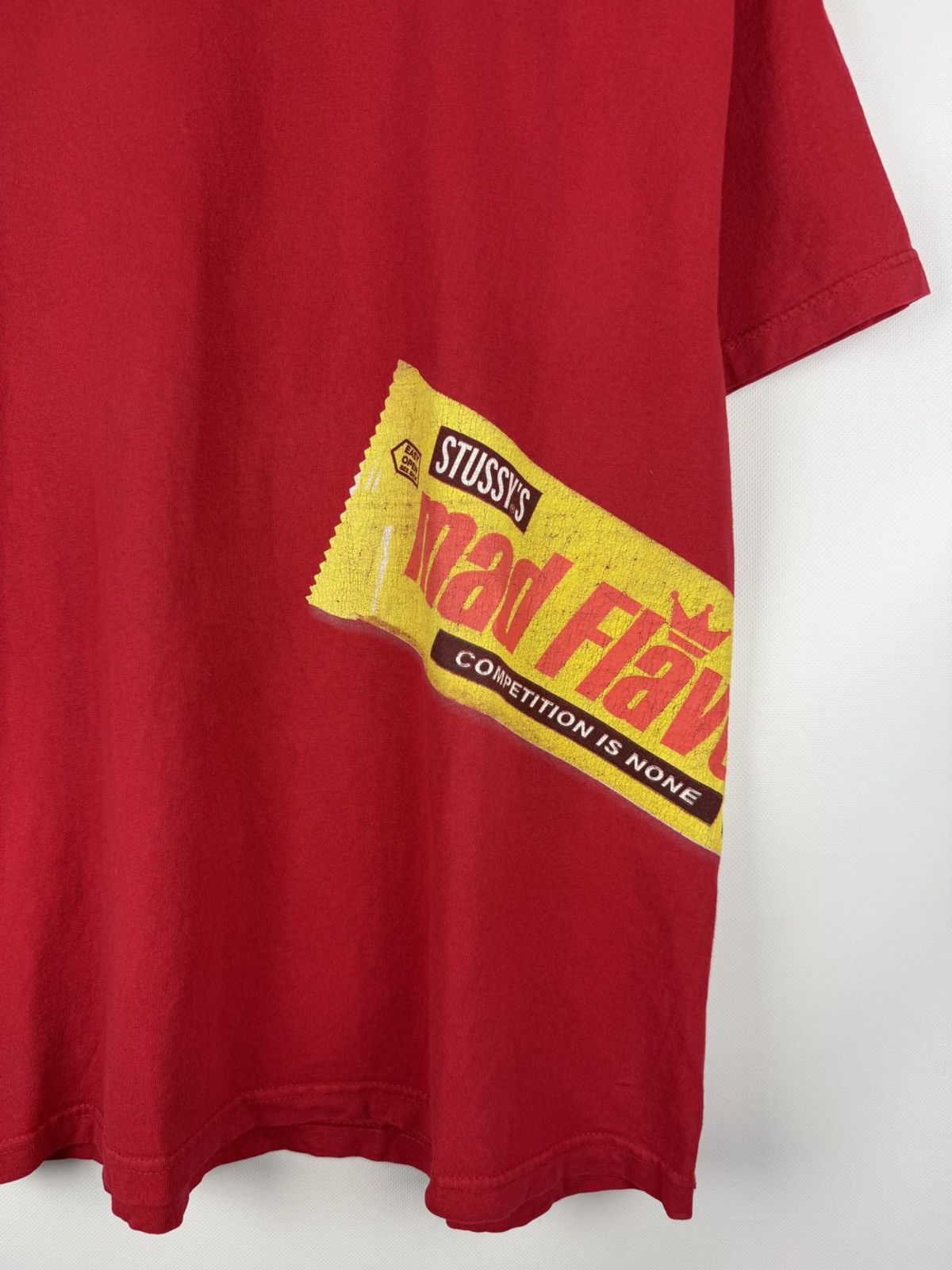 Stussy × Vintage Stussy Mad Flavor Vintage Y2K Men’s Big Logo T Shirt Size L Size US L / EU 52-54 / 3 - 6 Thumbnail