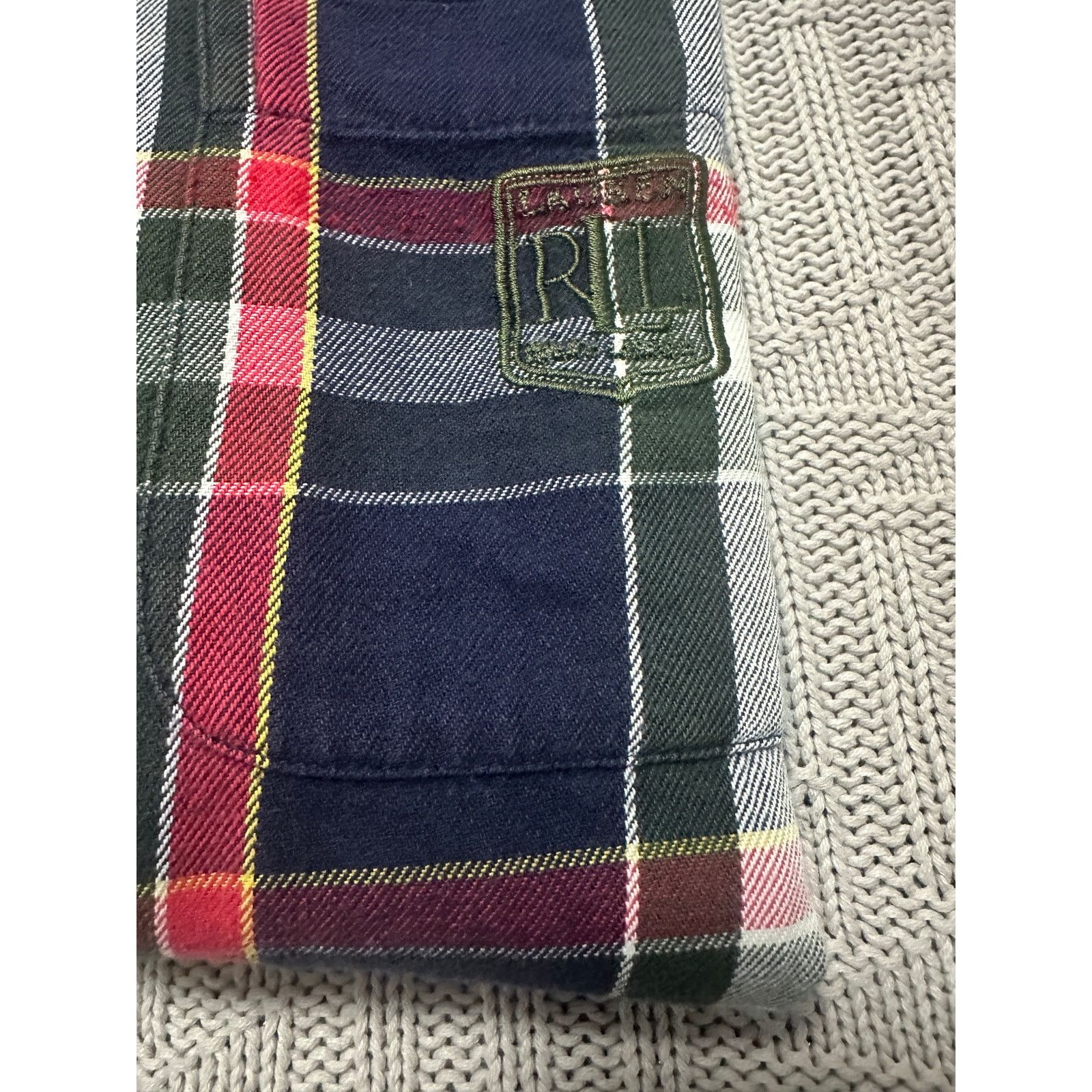 Lauren Ralph Lauren Lauren Ralph Lauren blue fall plaid button down size L Size US L / EU 52-54 / 3 - 4 Thumbnail