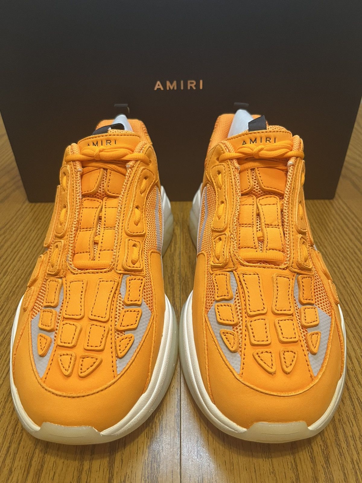 Amiri Amiri Bonerunner Sneaker (Orange) Size US 12 / EU 45 - 2 Thumbnail