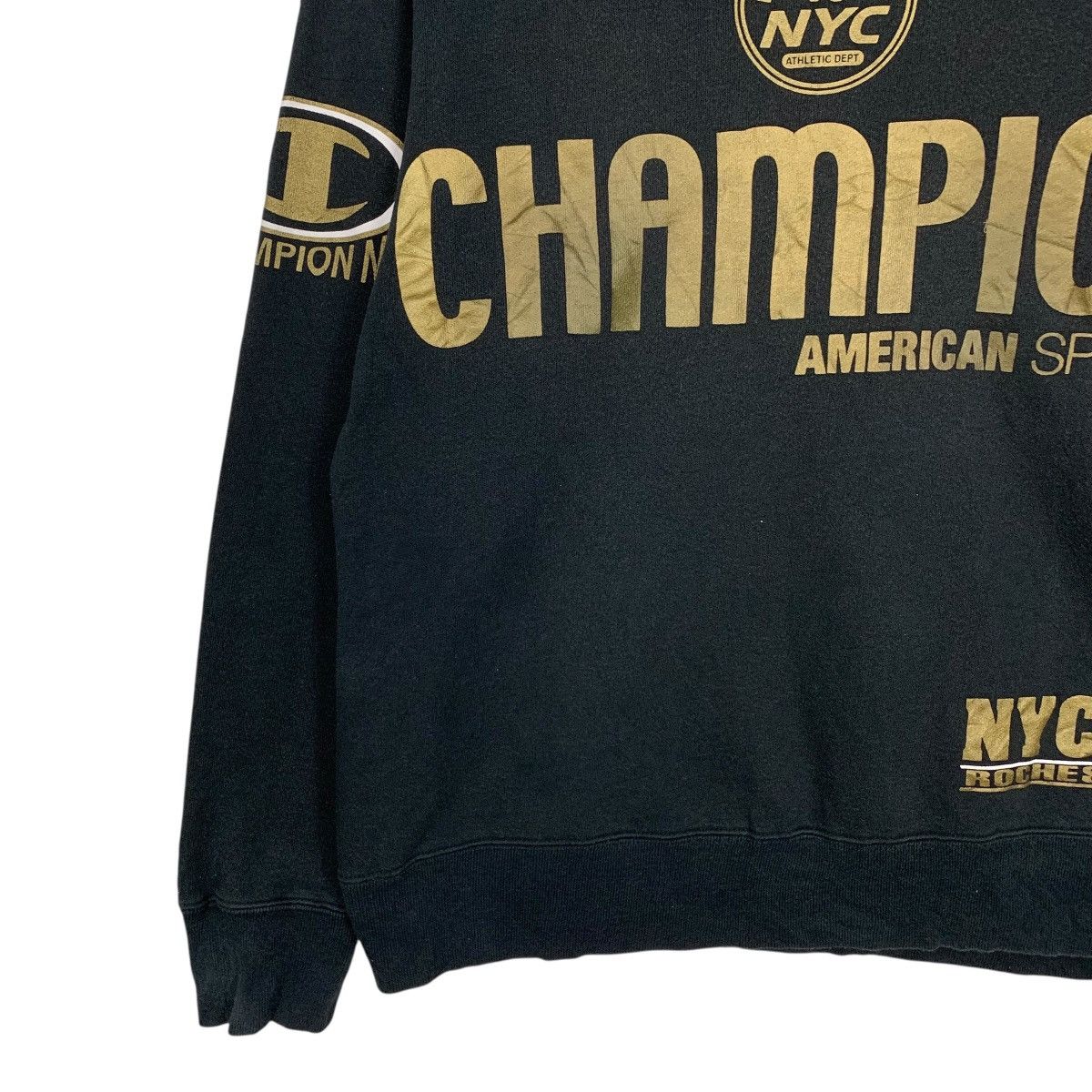 Champion CHAMPION Big Logo Crewneck Sweatshirt #3604-C165 Size US M / EU 48-50 / 2 - 6 Thumbnail