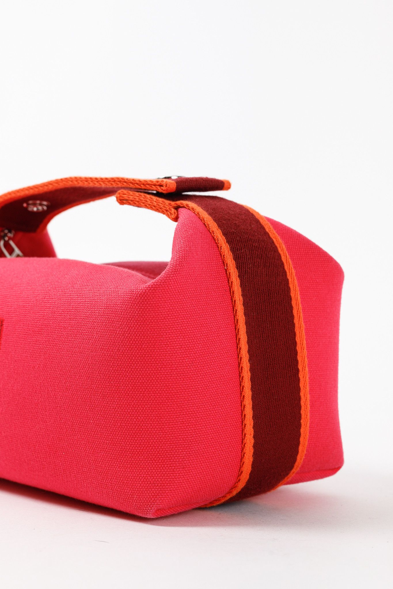 Hermes Hermes Bride-a-Brac Small Model Hibiscus Canvas Case Size ONE SIZE - 6 Thumbnail