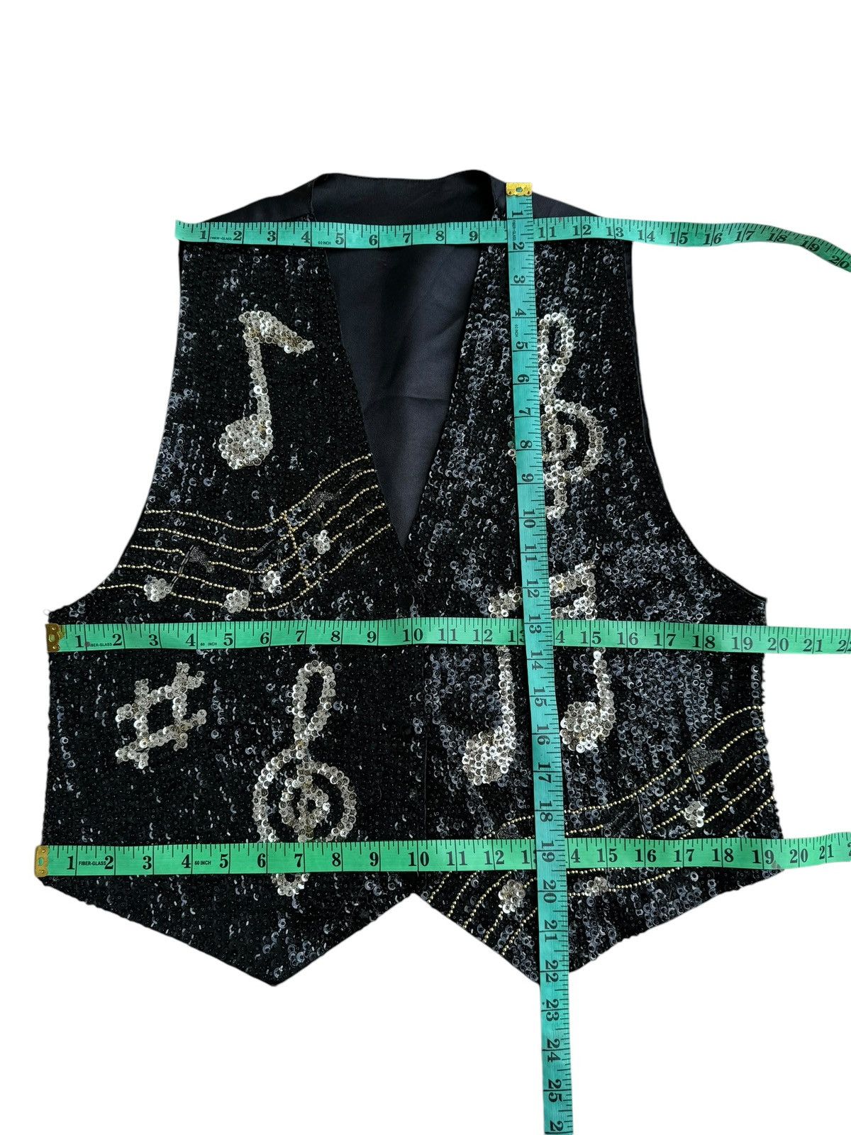 Japanese Brand × The Unbranded Brand Vintage Unbranded Art Music Sequin Rock Star Size US S / EU 44-46 / 1 - 11 Thumbnail