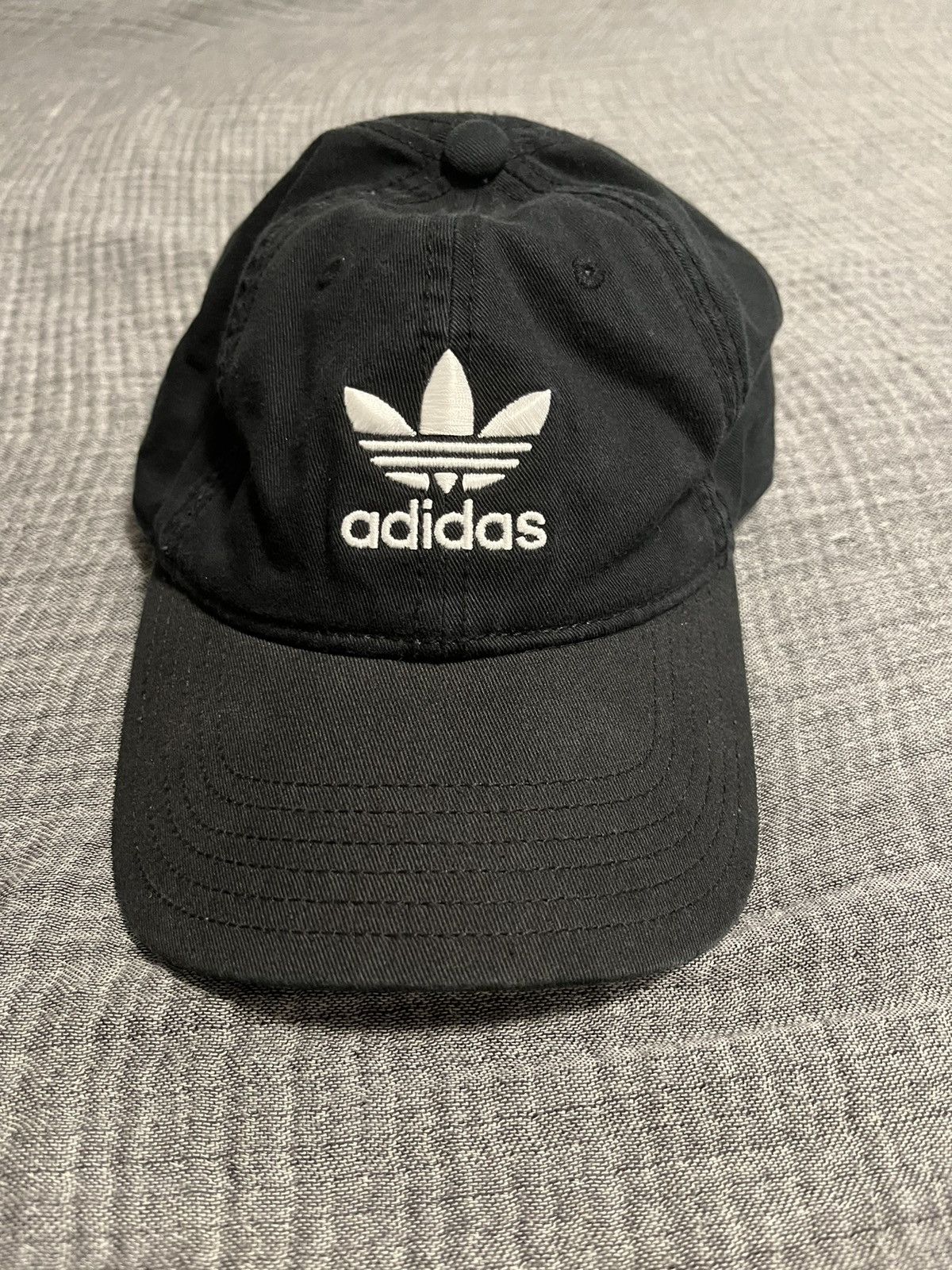 Adidas Adidas Originals Trefoil Relaxed Strap-back Dad Hat Size ONE SIZE - 1 Thumbnail