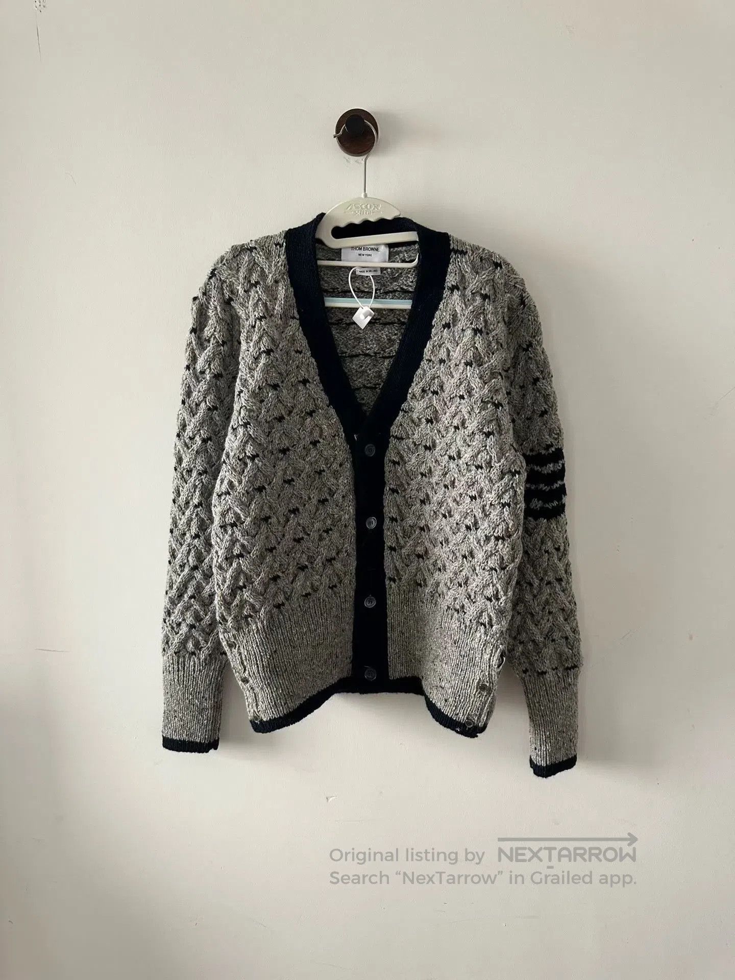 Thom Browne Thom Browne Tweed Color-Block Cardigan| Size US XL / EU 56 / 4 - 1 Thumbnail