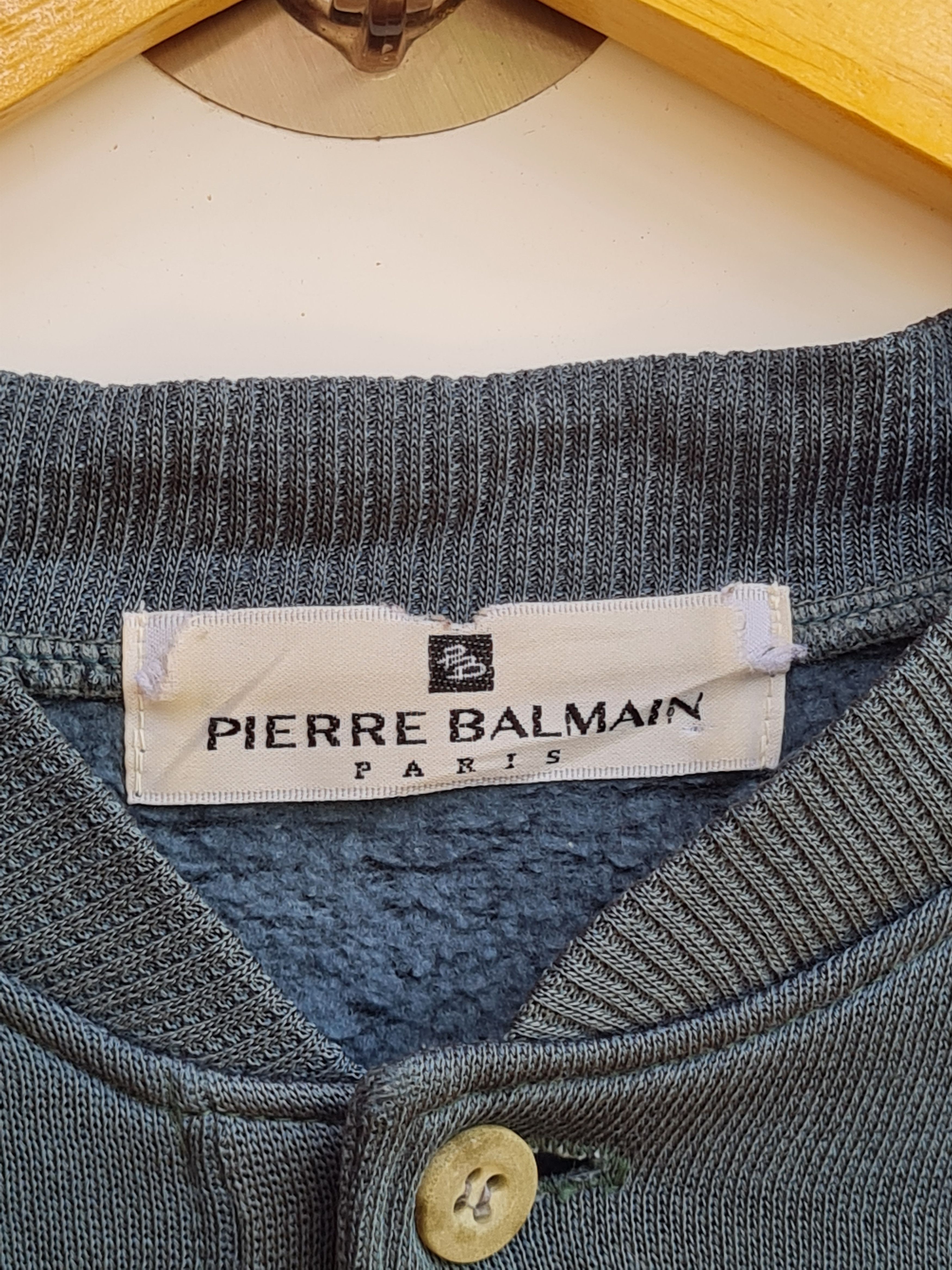 Pierre Balmain × Vintage Vintage Pierre Balmain Paris Sweatshirt Size US M / EU 48-50 / 2 - 7 Thumbnail