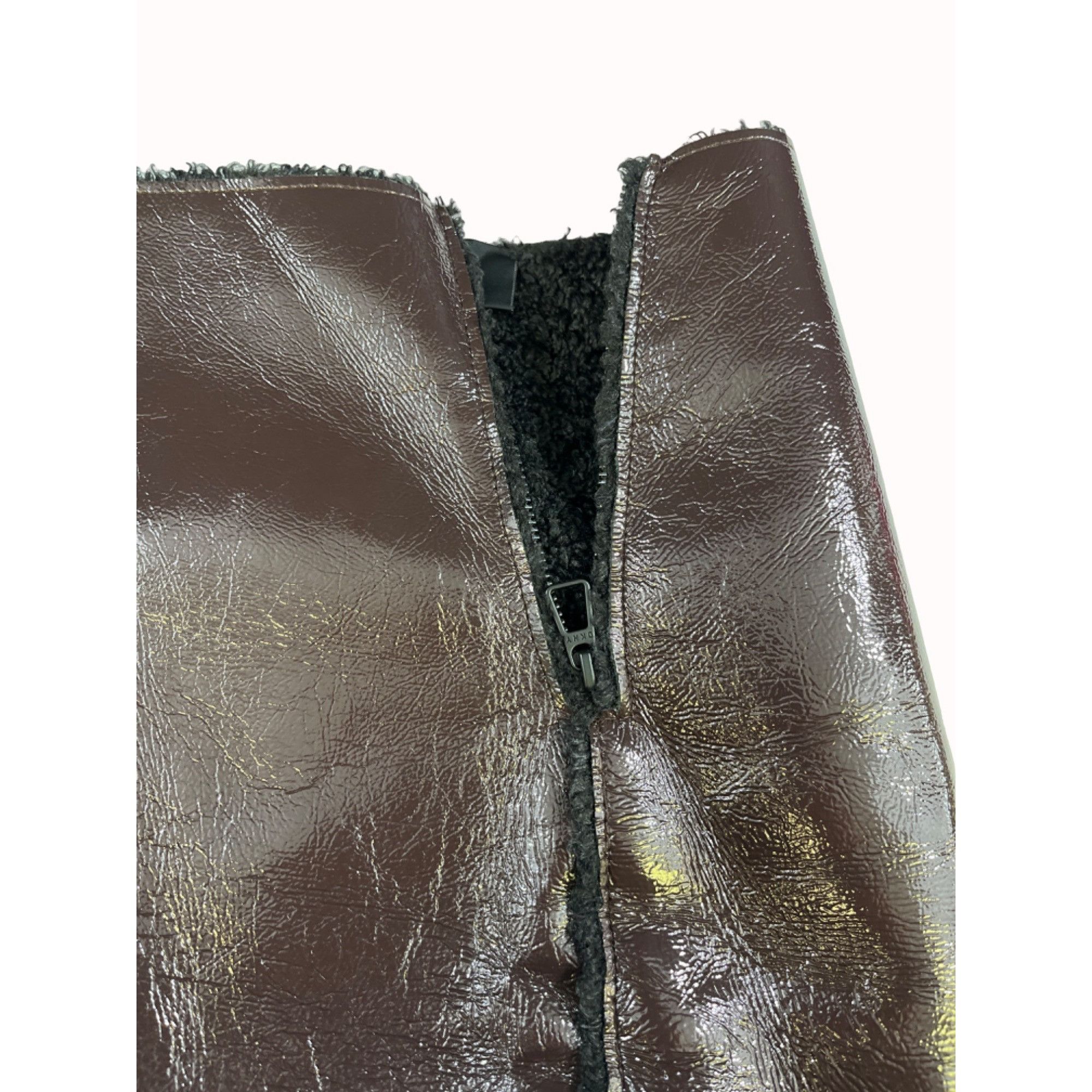 DKNY DKNY Womens Brown Mini A Line Skirt Size S SKU 6366 Size 32" / US 10 / IT 46 - 3 Thumbnail