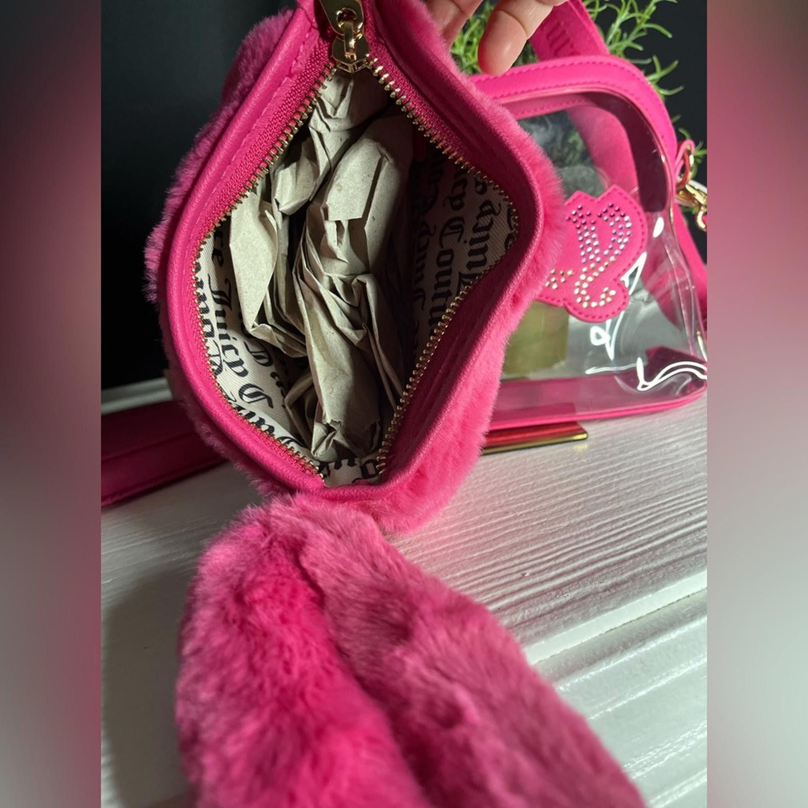 Juicy Couture Jeans Juicy Couture 3 Piece Set Dome Bag Wristlet And Wallet NWT Size ONE SIZE - 4 Thumbnail